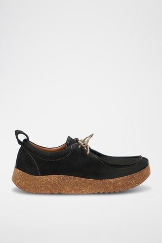 Derbies de nobuk Wandell - Negro - Diseño normal
