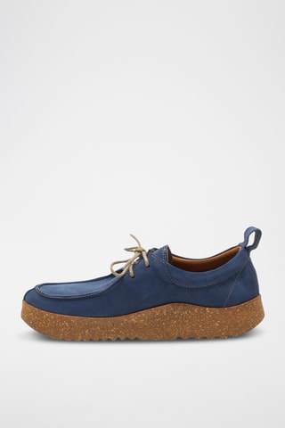 Derbies de nobuk Wandell - Azul cobalto - Diseño normal