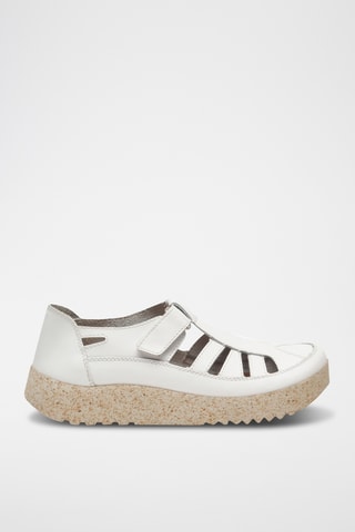 Sandalias de piel Hilda - Blanco - Diseño normal