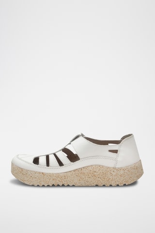 Sandalias de piel Hilda - Blanco - Diseño normal