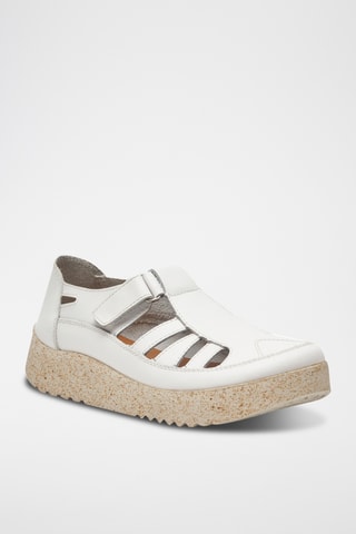 Sandalias de piel Hilda - Blanco - Diseño normal