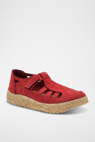 Sandalias de nobuk Hilda - Rojo - Diseño normal