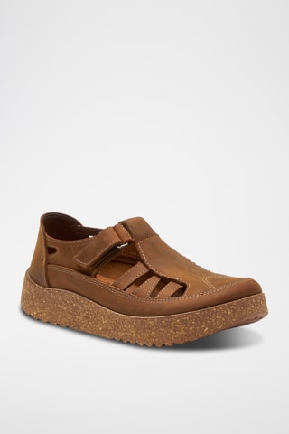 Sandalias de piel Hilda - Marrón - Diseño normal