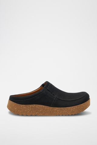 Zuecos de nobuk Stark - Negro - Diseño normal