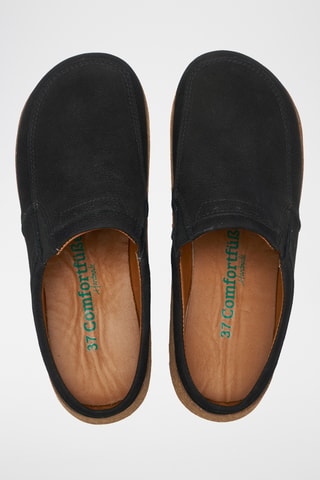 Zuecos de nobuk Stark - Negro - Diseño normal