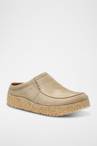 Zuecos de nobuk Stark - Beige - Diseño normal