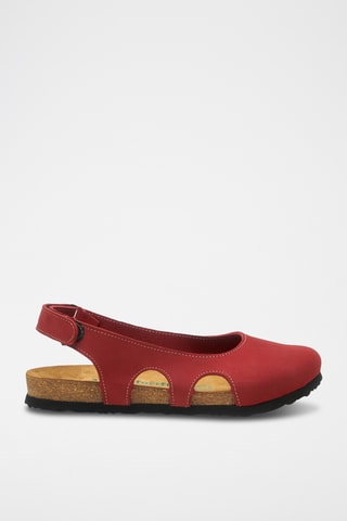 Sandalias de nobuk Belinda - Rojo - Diseño normal