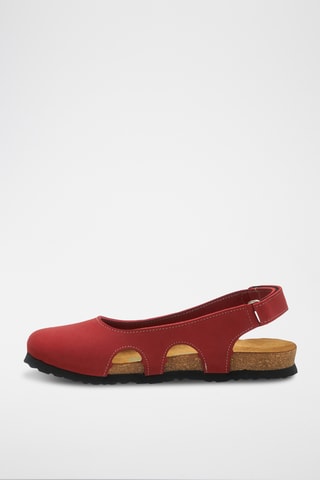 Sandalias de nobuk Belinda - Rojo - Diseño normal