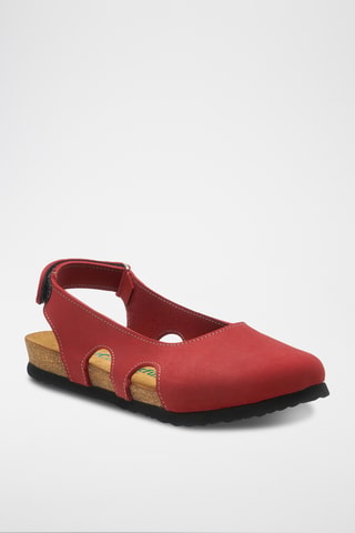 Sandalias de nobuk Belinda - Rojo - Diseño normal