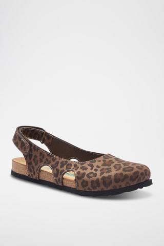Sandalias de nobuk Belinda - Marrón - Diseño normal
