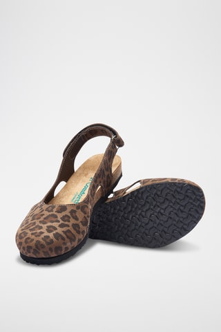 Sandalias de nobuk Belinda - Marrón - Diseño normal