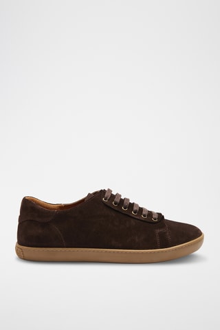 Zapatillas de nobuk Ozi - Marrón oscuro - Diseño normal