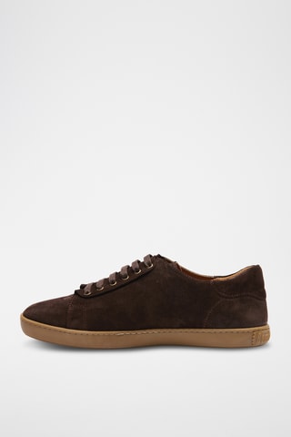Zapatillas de nobuk Ozi - Marrón oscuro - Diseño normal