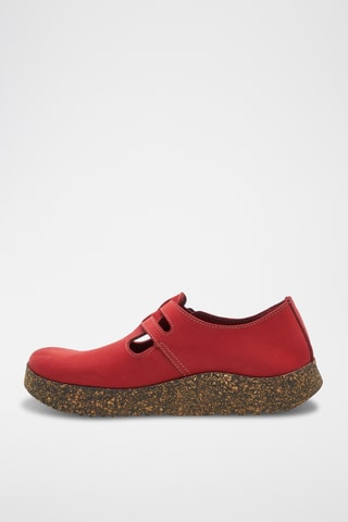 Salomés de nobuk Rudy - Rojo - Diseño normal