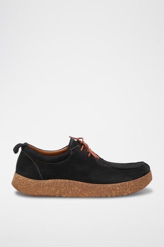 Mocasines de nobuk Mandell - Negro - Diseño normal