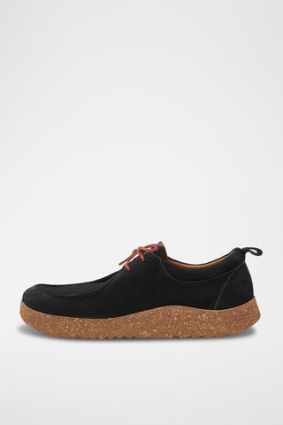 Mocasines de nobuk Mandell - Negro - Diseño normal