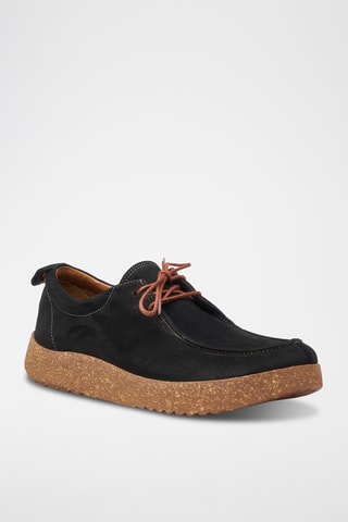 Mocasines de nobuk Mandell - Negro - Diseño normal