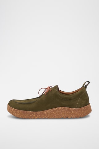 Zapatillas de nobuk Mandell - Caqui - Diseño normal