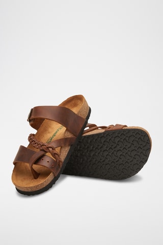 Sandalias de piel Campbell - Marrón - Diseño ancho
