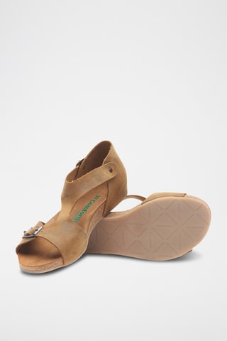 Sandalias de piel Lorah - Marrón - Diseño estrecho