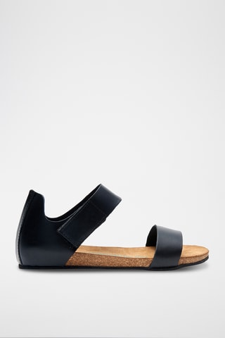 Sandalias de piel napa Occa - Negro - Diseño estrecho