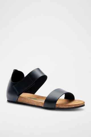 Sandalias de piel napa Occa - Negro - Diseño estrecho