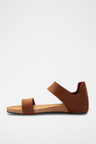 Sandalias de piel Occa - Marrón - Diseño estrecho