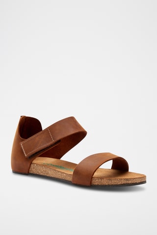 Sandalias de piel Occa - Marrón - Diseño estrecho