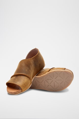 Sandalias de piel Lina - Camel - Diseño estrecho