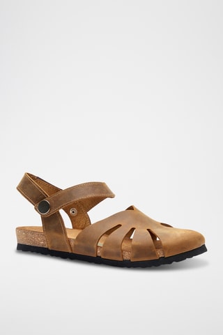 Sandalias de piel Evelyn - Marrón - Diseño estrecho