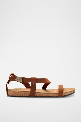 Sandalias de piel Grady - Marrón - Diseño estrecho