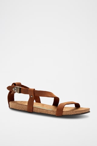 Sandalias de piel Grady - Marrón - Diseño estrecho