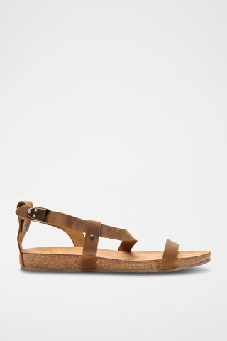 Sandalias de piel Grady - Marrón - Diseño estrecho