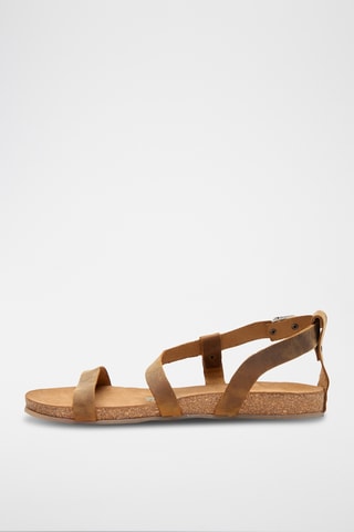 Sandalias de piel Grady - Marrón - Diseño estrecho