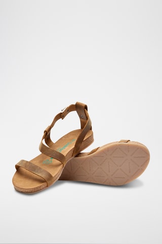 Sandalias de piel Grady - Marrón - Diseño estrecho