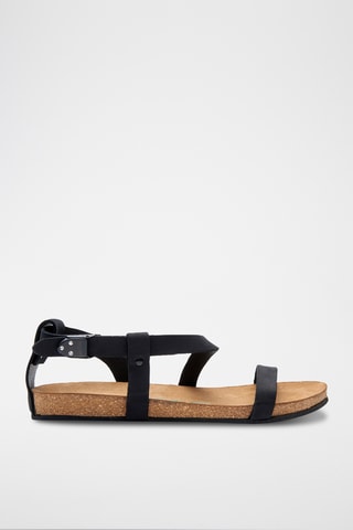 Sandalias de nobuk Grady - Negro - Diseño estrecho
