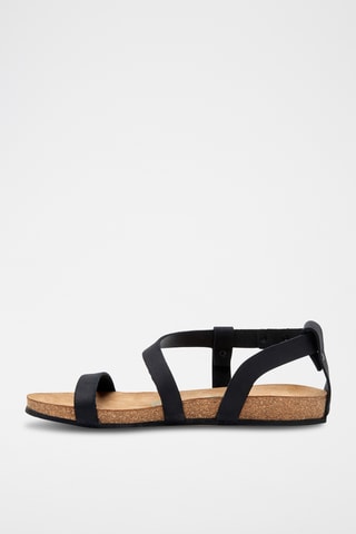 Sandalias de nobuk Grady - Negro - Diseño estrecho