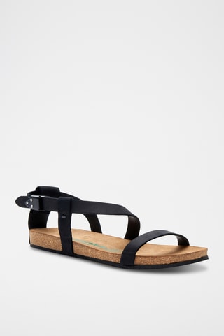 Sandalias de nobuk Grady - Negro - Diseño estrecho