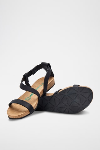 Sandalias de nobuk Grady - Negro - Diseño estrecho
