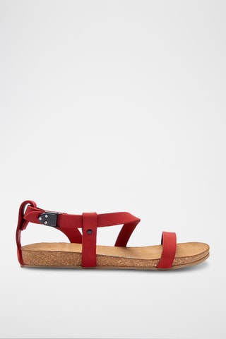 Sandalias de nobuk Grady - Rojo - Diseño estrecho