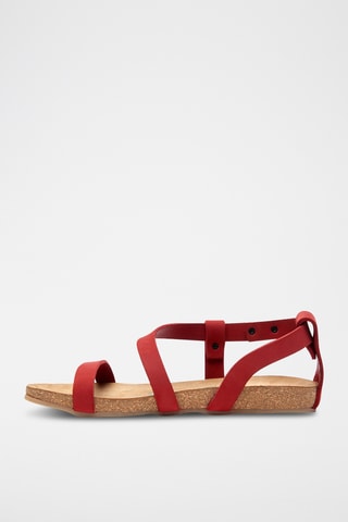Sandalias de nobuk Grady - Rojo - Diseño estrecho