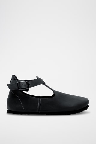 Salomés de nobuk Rigi - Negro - Diseño estrecho