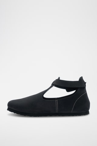Salomés de nobuk Rigi - Negro - Diseño estrecho