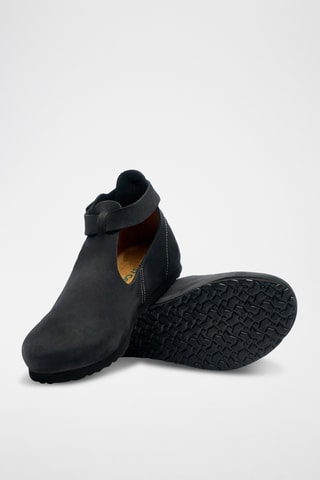 Salomés de nobuk Rigi - Negro - Diseño estrecho