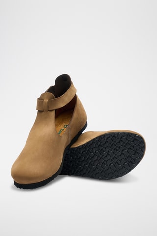 Salomés de nobuk Rigi - Beige - Diseño estrecho