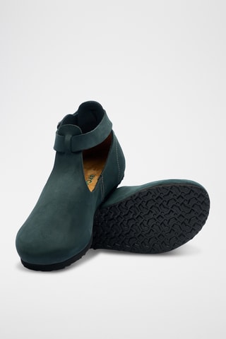 Salomés de nobuk Rigi - Azul marino - Diseño estrecho