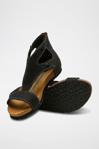 Sandalias de nobuk Vera - Negro - Diseño estrecho