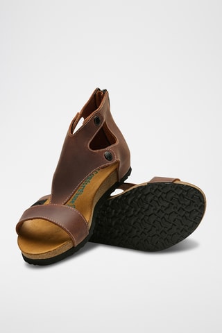 Sandalias de nobuk Vera - Marrón - Diseño estrecho