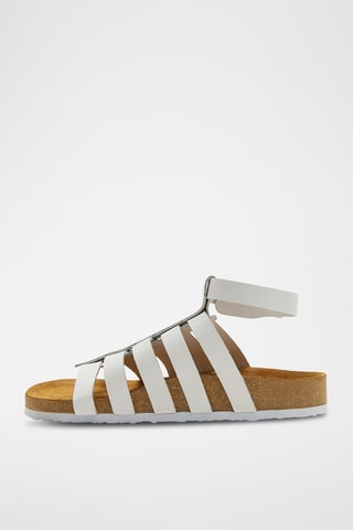 Romanas de nobuk Ares - Blanco - Diseño ancho