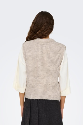 Pull sans manches - Beige